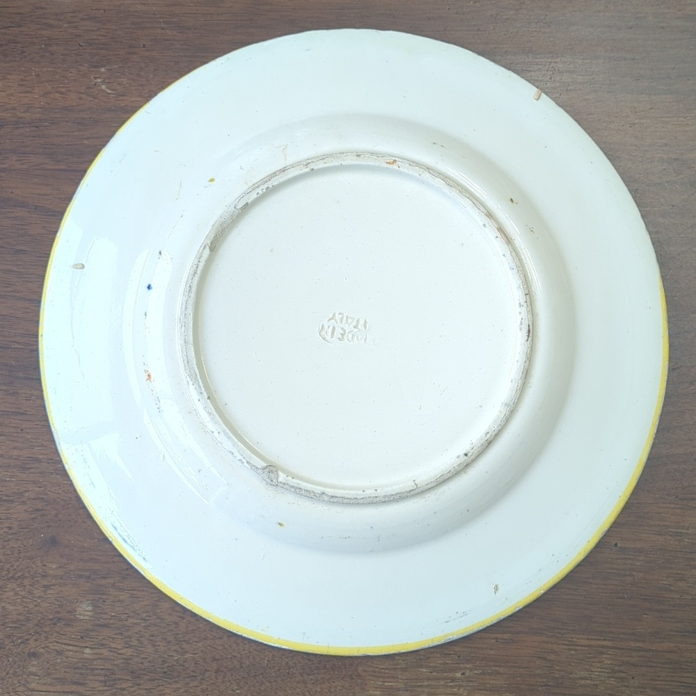 Majolica Pottery Plate - Picture 2 of 7